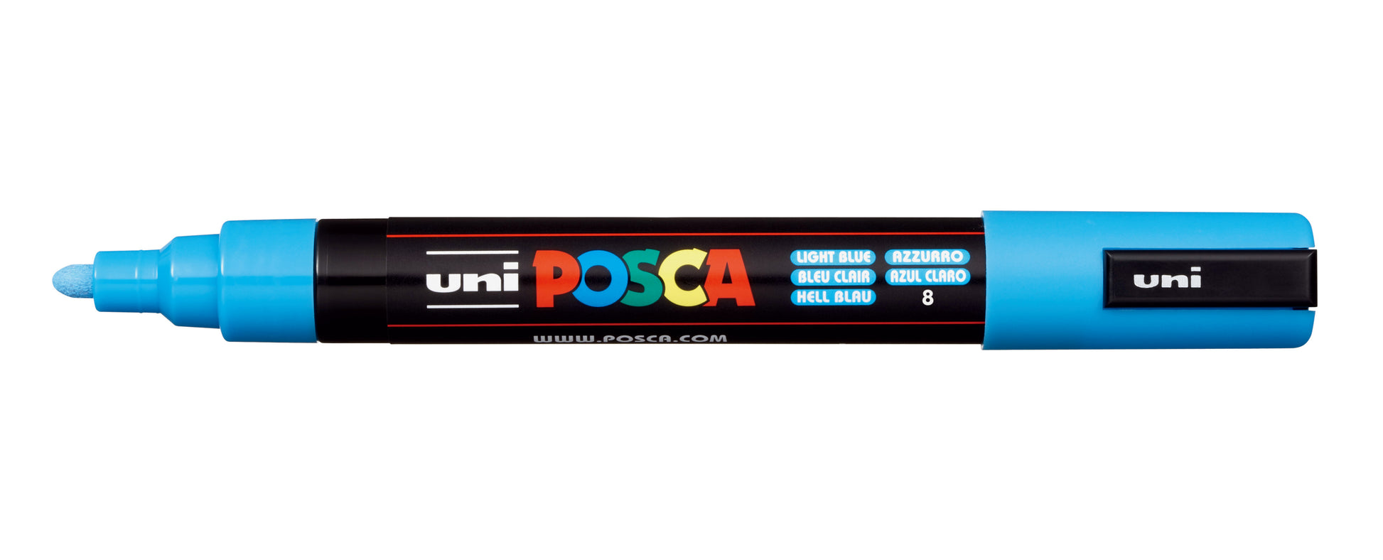 POSCA Marker 1.8-2.5mm PC-5M L.BLUE hellblau, Rundspitze