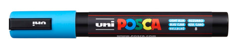 POSCA Marker 1.8-2.5mm PC-5M L.BLUE hellblau, Rundspitze