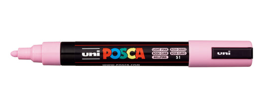 POSCA Marker 1.8-2.5mm PC-5M L.PINK hellrosa, Rundspitze