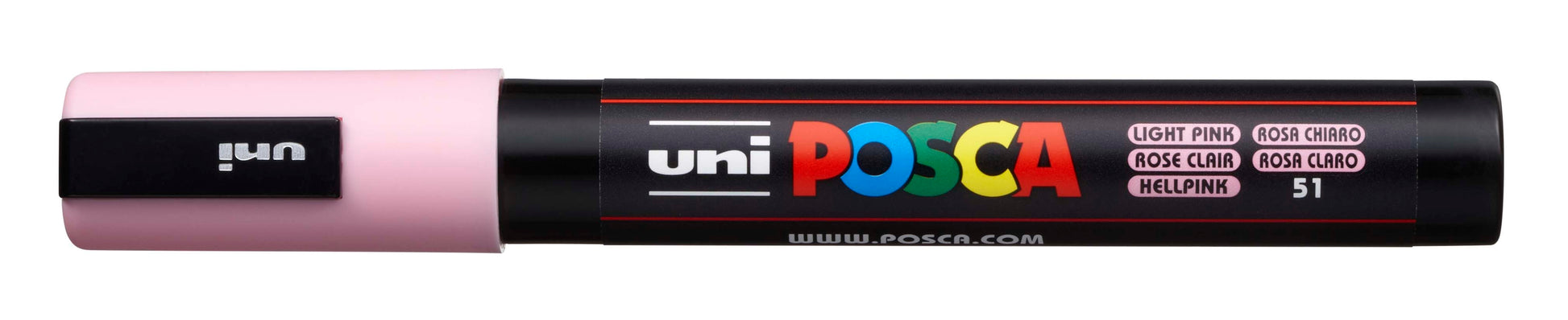 POSCA Marker 1.8-2.5mm PC-5M L.PINK hellrosa, Rundspitze