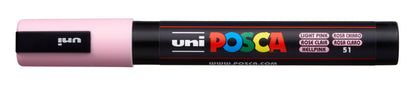 POSCA Marker 1.8-2.5mm PC-5M L.PINK hellrosa, Rundspitze