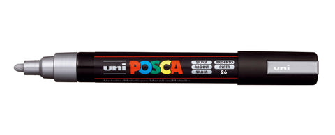 POSCA Marker 1.8-2.5mm PC-5M SILVER silber, Rundspitze
