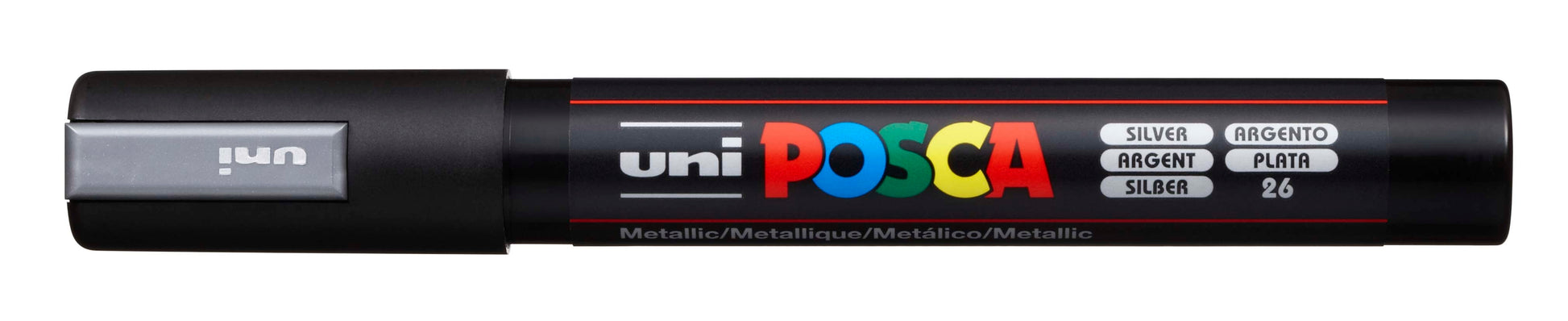 POSCA Marker 1.8-2.5mm PC-5M SILVER silber, Rundspitze