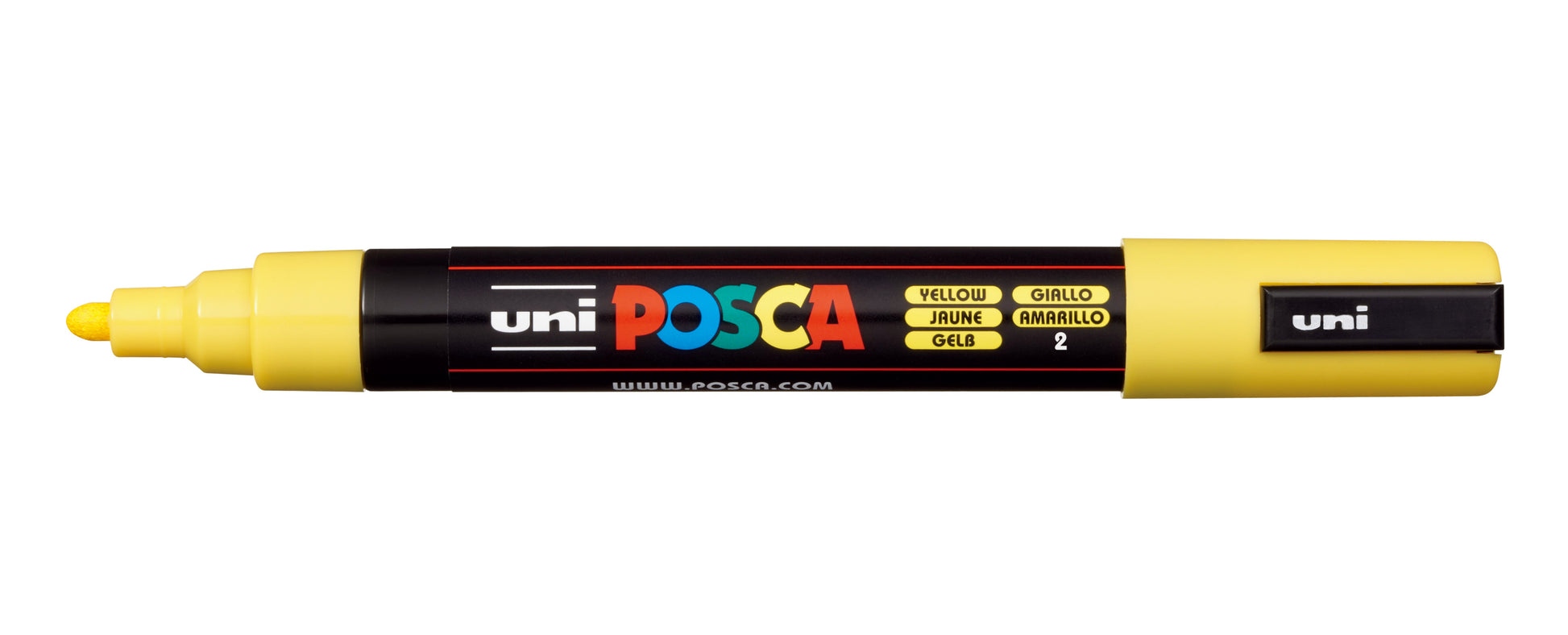 POSCA Marker 1.8-2.5mm PC-5M YELLOW gelb, Rundspitze