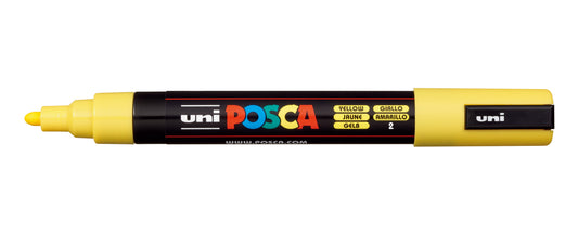 POSCA Marker 1.8-2.5mm PC-5M YELLOW gelb, Rundspitze