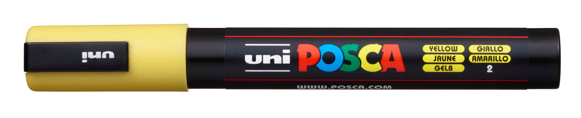 POSCA Marker 1.8-2.5mm PC-5M YELLOW gelb, Rundspitze