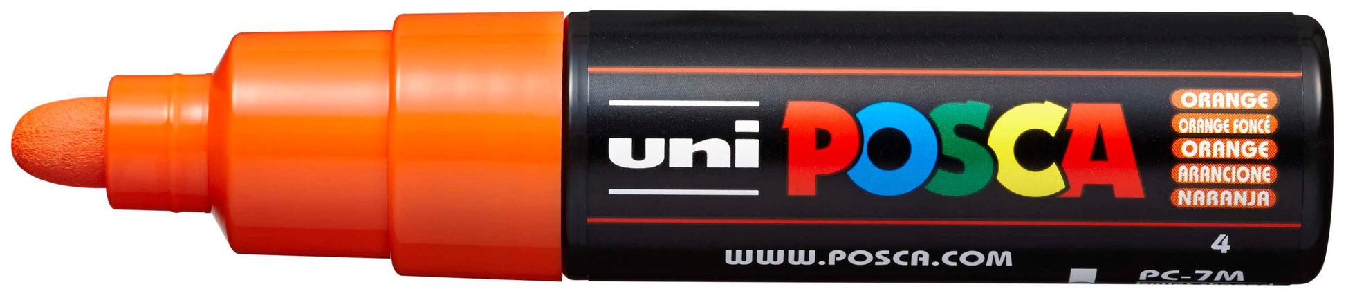 POSCA Marker 4.5-5.5mm PC-7M ORANGE orange, Rundspitze