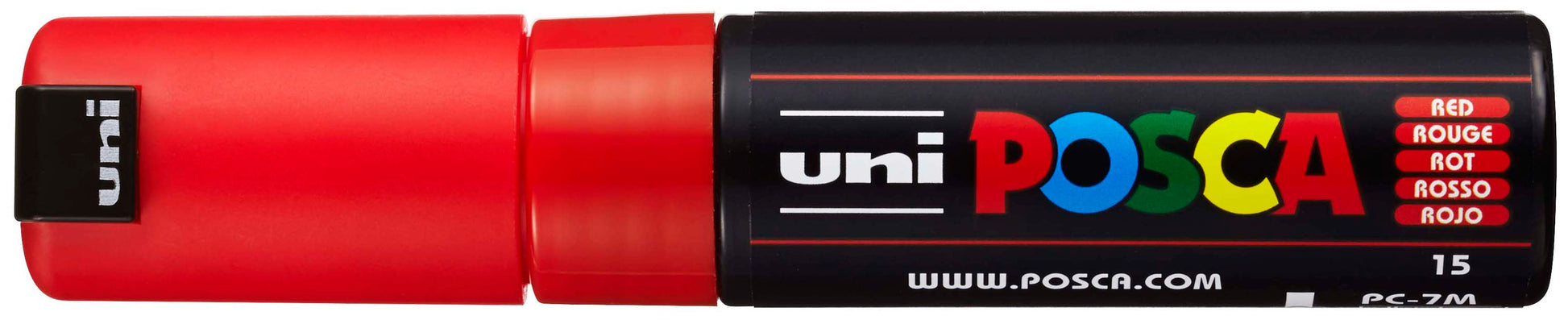POSCA Marker 4.5-5.5mm PC-7M RED rot, Rundspitze