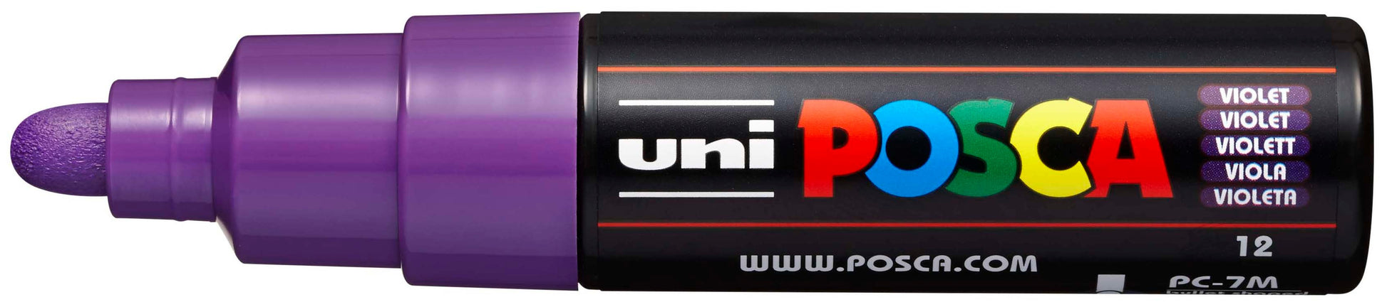 POSCA Marker 4.5-5.5mm PC-7M VIOLET violett, Rundspitze