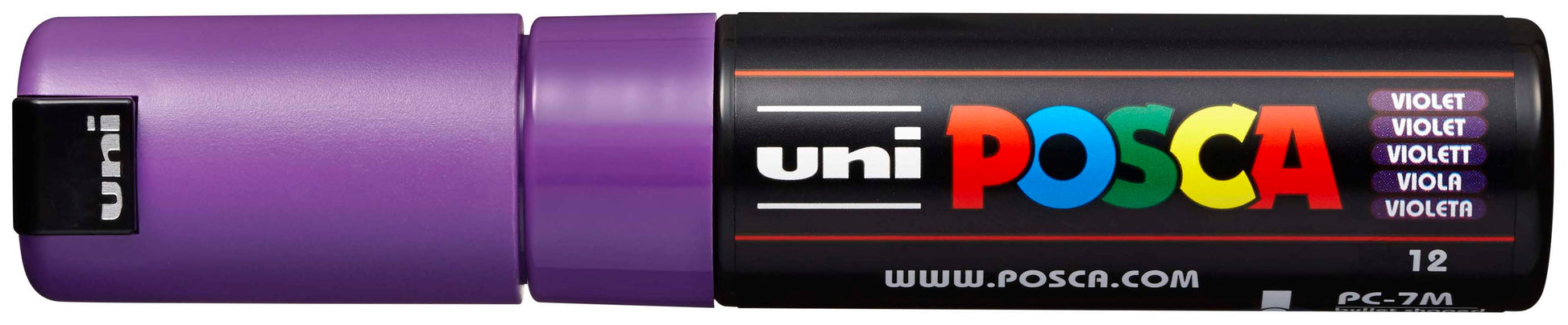 POSCA Marker 4.5-5.5mm PC-7M VIOLET violett, Rundspitze
