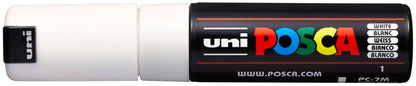 POSCA Marker 4.5-5.5mm PC-7M WHITE weiss, Rundspitze