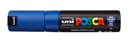 POSCA Marker 8mm PC-8K BLUE blau, Keilspitze