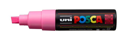 POSCA Marker 8mm PC-8K F.PINK fluo rosa, Keilspitze