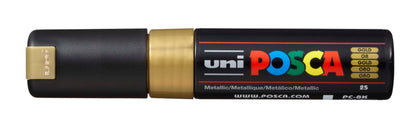 POSCA Marker 8mm PC-8K GOLD MET gold, Keilspitze