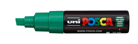 POSCA Marker 8mm PC-8K GREEN grün, Keilspitze