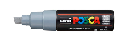 POSCA Marker 8mm PC-8K GREY grau, Keilspitze