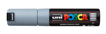 POSCA Marker 8mm PC-8K GREY grau, Keilspitze
