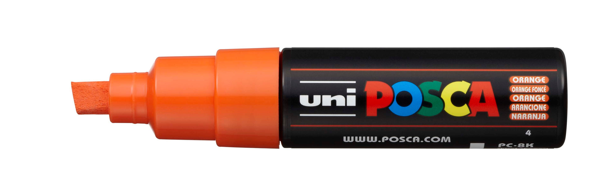 POSCA Marker 8mm PC-8K ORANGE orange, Keilspitze