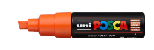 POSCA Marker 8mm PC-8K ORANGE orange, Keilspitze
