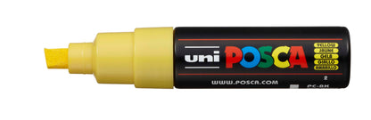 POSCA Marker 8mm PC-8K YELLOW gelb, Keilspitze