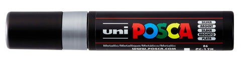 POSCA Marker 15mm PC17K SILVER MET, silber