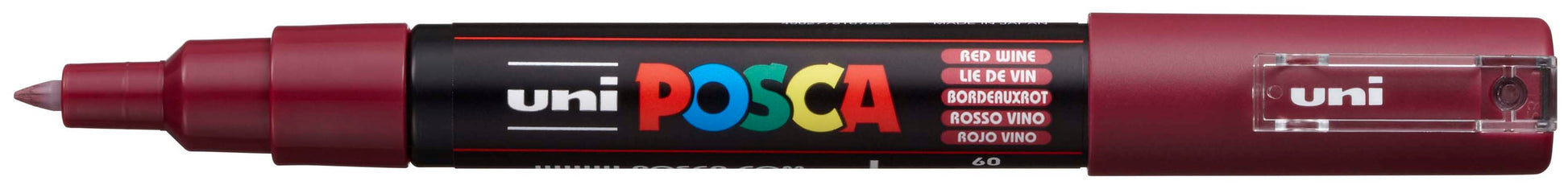 POSCA Marker 7mm PC1M RED WIN bordeaux