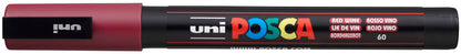 POSCA Marker 0.9-1.3mm PC3M RED WIN bordeaux, Rundspitze