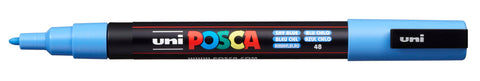 POSCA Marker 0.9-1.3mm PC3M SKY BLU himmelblau, Rundspitze
