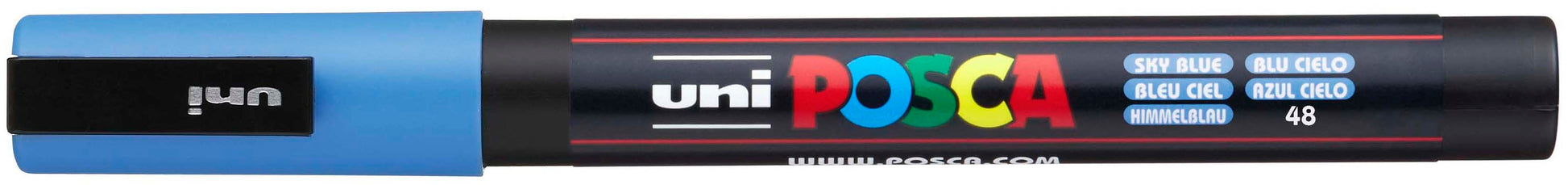 POSCA Marker 0.9-1.3mm PC3M SKY BLU himmelblau, Rundspitze