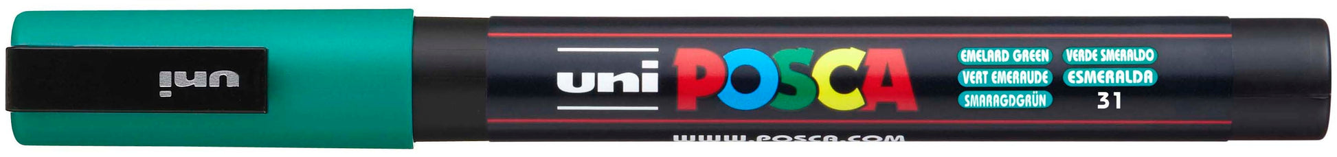 POSCA Marker 0.9-1.3mm PC3MEMERALDG smaragdgrün, Rundspitze