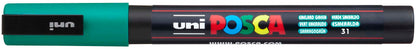 POSCA Marker 0.9-1.3mm PC3MEMERALDG smaragdgrün, Rundspitze