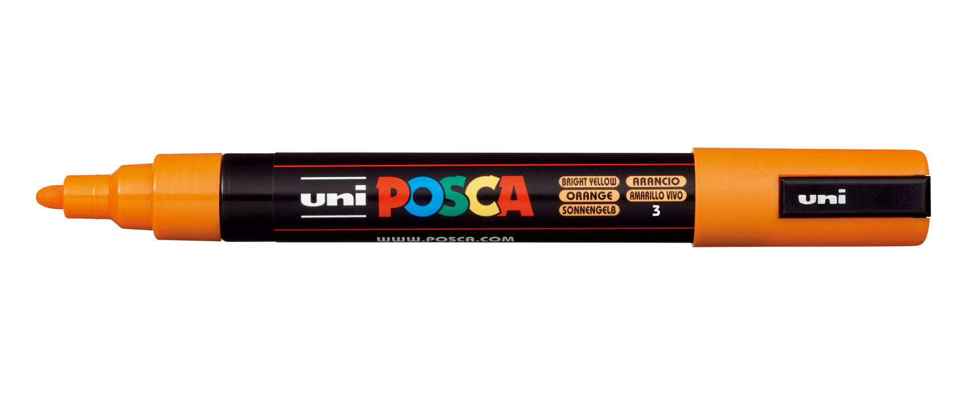 POSCA Marker 1.8-2.5mm PC5M B.YELLO sonnengelb, Rundspitze
