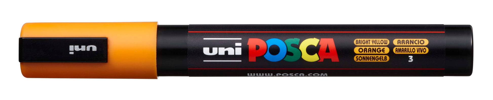 POSCA Marker 1.8-2.5mm PC5M B.YELLO sonnengelb, Rundspitze