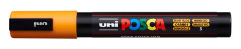 POSCA Marker 1.8-2.5mm PC5M B.YELLO sonnengelb, Rundspitze