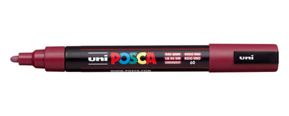 POSCA Marker 1.8-2.5mm PC5M RED WIN bordeaux, Rundspitze
