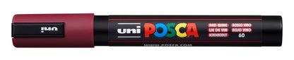 POSCA Marker 1.8-2.5mm PC5M RED WIN bordeaux, Rundspitze