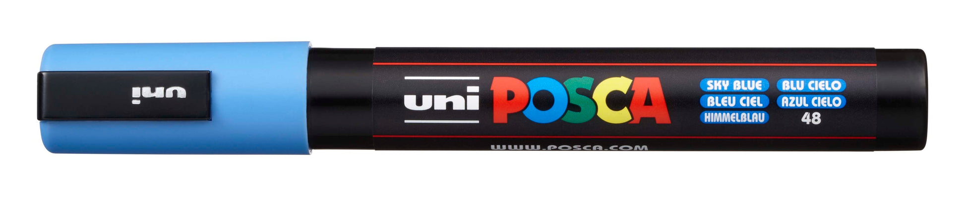 POSCA Marker 1.8-2.5mm PC5M SKYBLUE himmelblau, Rundspitze