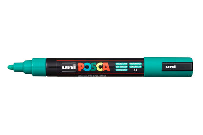 POSCA Marker 1.8-2.5mm PC5MEMERALDG smaragdgrün, Rundspitze