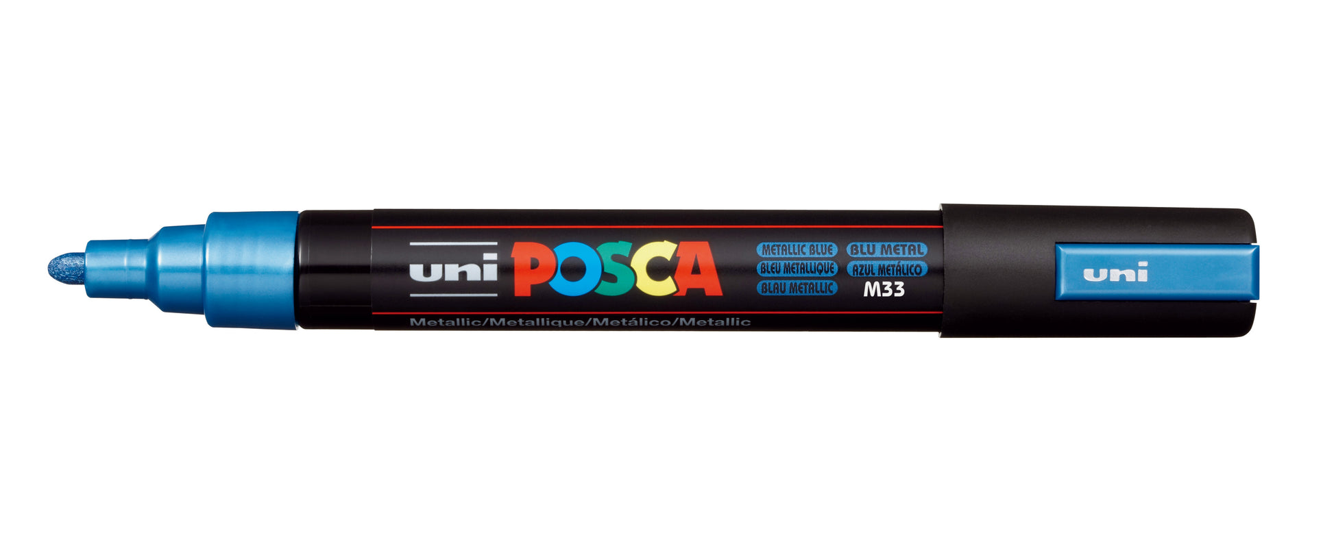 POSCA Marker 1.8-2.5mm PC5MMET.BLUE Metal.blau,R'spitze