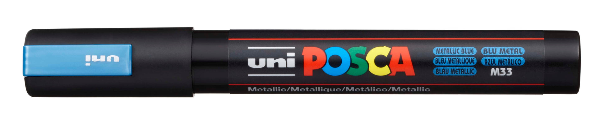 POSCA Marker 1.8-2.5mm PC5MMET.BLUE Metal.blau,R'spitze