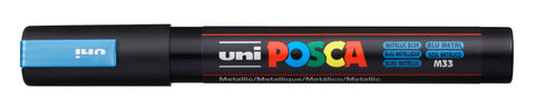 POSCA Marker 1.8-2.5mm PC5MMET.BLUE Metal.blau,R'spitze