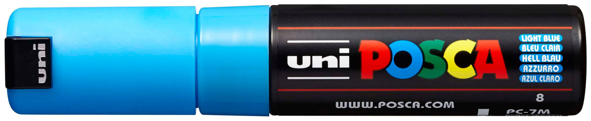 POSCA Marker 4.5-5.5mm PC7MLIGHTBLU hellblau, Rundspitze