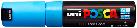 POSCA Marker 4.5-5.5mm PC7MLIGHTBLU hellblau, Rundspitze