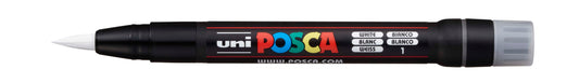 POSCA Pinsel-Marker 1-10mm PCF350 WHITE weiss