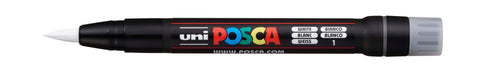 POSCA Pinsel-Marker 1-10mm PCF350 WHITE weiss