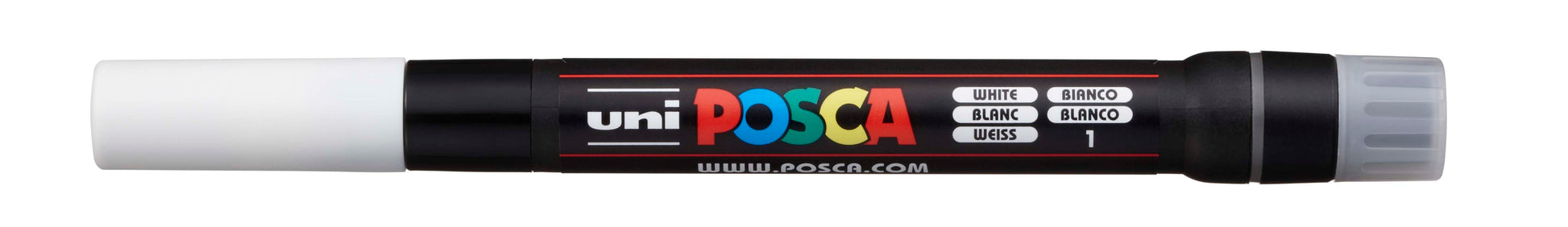 POSCA Pinsel-Marker 1-10mm PCF350 WHITE weiss