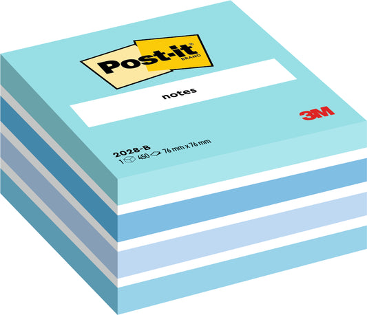 POST-IT Würfel 76x76mm 2028-B blau/450 Blatt