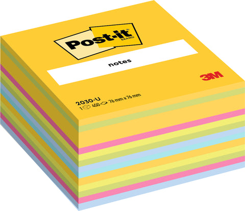 POST-IT Würfel 76x76mm 2030-U multicolor/450 Blatt