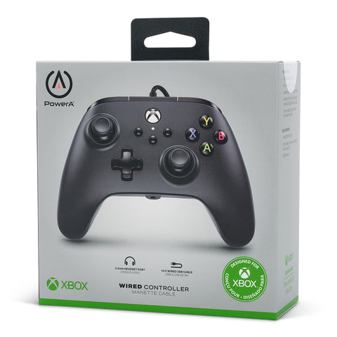 POWER A Wired Controller 1519265-01 Xbox Series X/S, Black