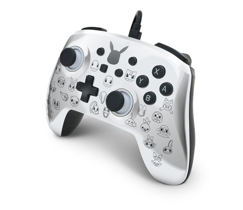 POWER A Enhanced Wired Controller 1522785-01 Pikachu, NSW,Black/Silver